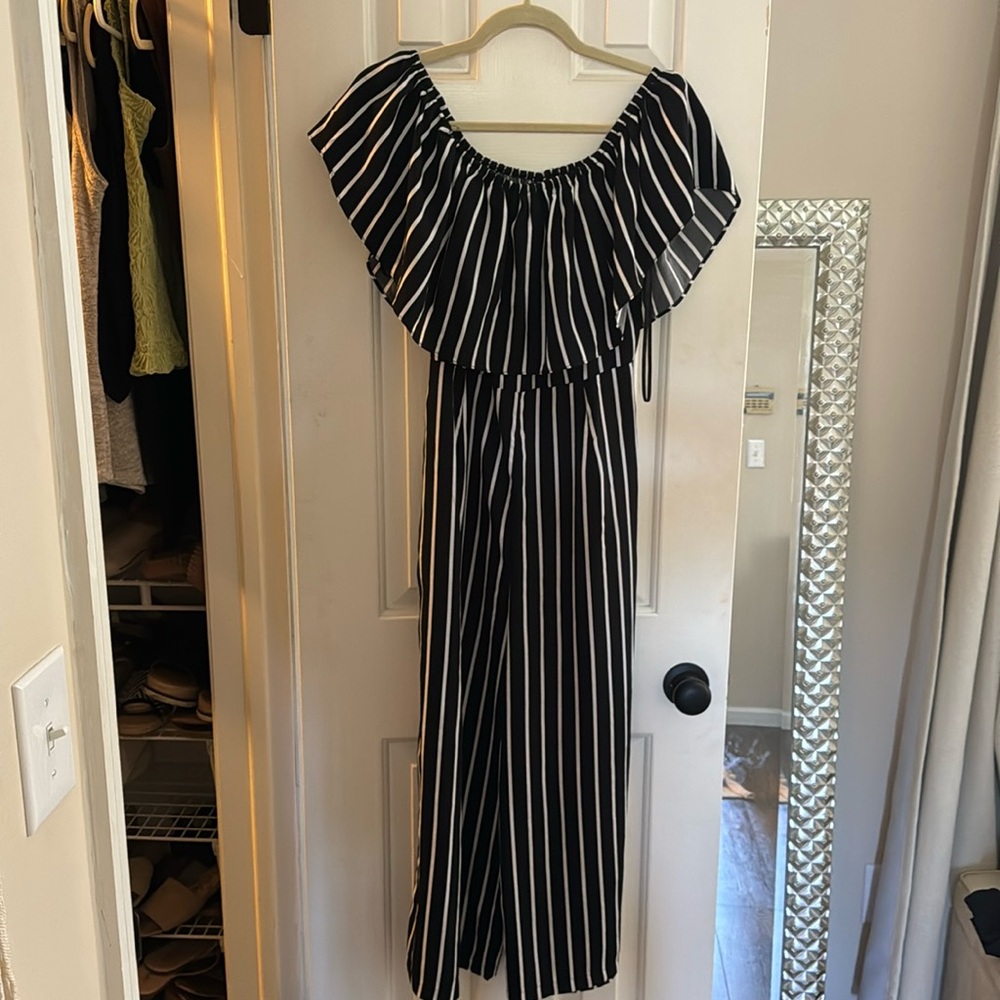 Striped Jumpsuit